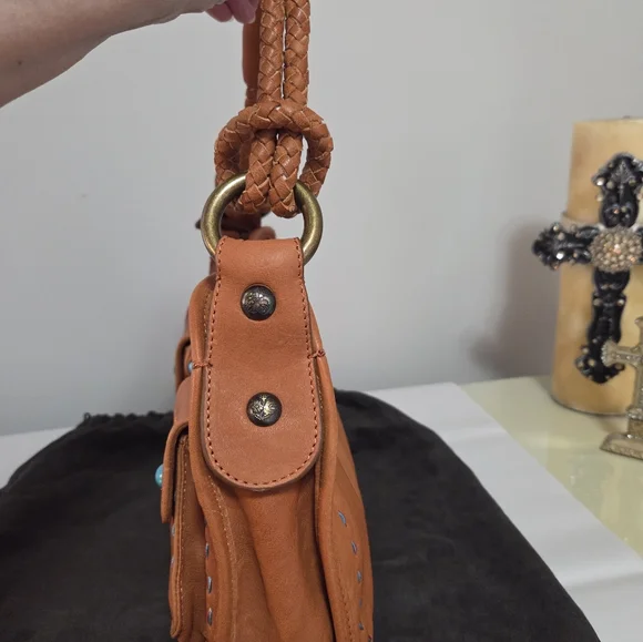 Vintage CARLOS FALCHI Western HOBO - Picture 4 of 7